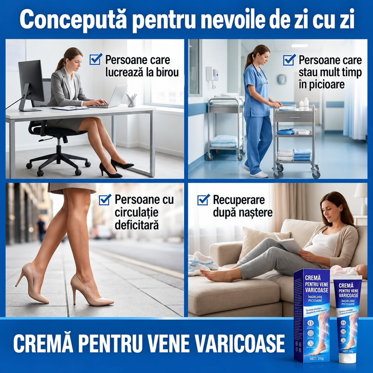 Cremă pentru Vene Varicoase