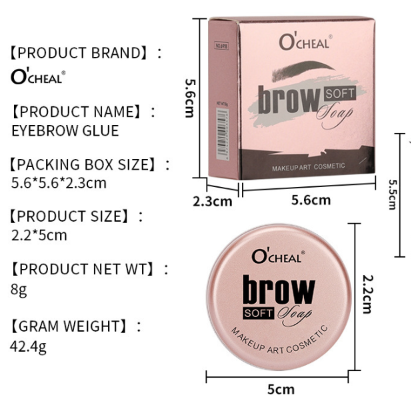 Gel Transparent pentru Stilizarea Sprâncenelor – Fixare Puternică și Aspect Natural