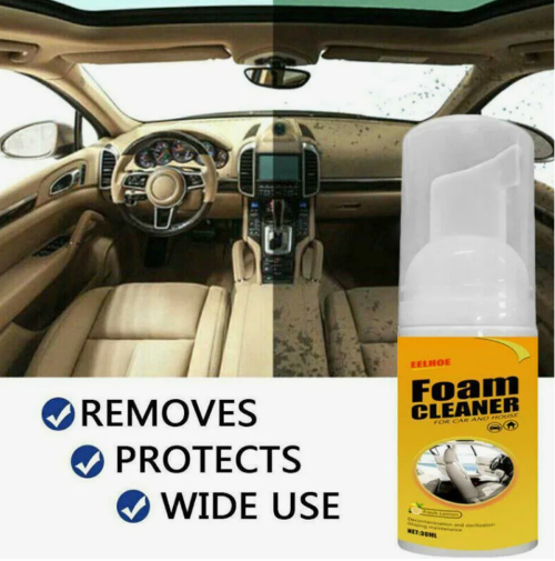 Spray Spumă pentru Curățarea Interiorului Auto – Curățare Rapidă și Profundă
