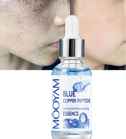 Ser Facial cu Peptide de Cupru și Acid Hialuronic – Fermitate, Hidratare și Aspect Revitalizat