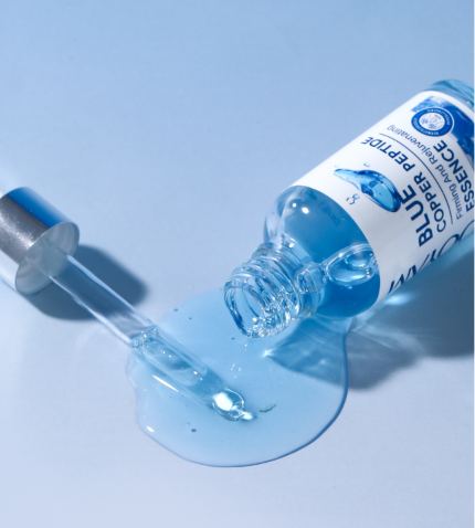 Ser Facial cu Peptide de Cupru și Acid Hialuronic – Fermitate, Hidratare și Aspect Revitalizat