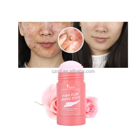 Mască Facială Stick cu Argilă Roz – Curățare Delicată, Hidratare și Aspect Revitalizat