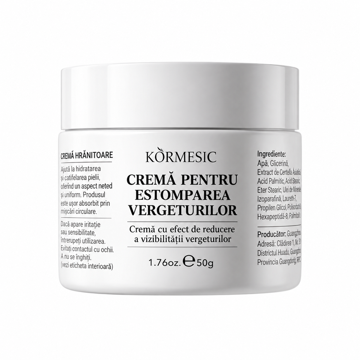 Cremă pentru Estomparea Vergeturilor și Cicatricilor